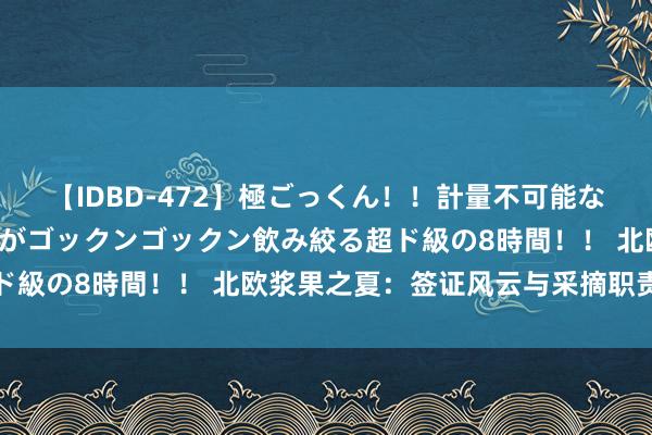 【IDBD-472】極ごっくん！！計量不可能な爆量ザーメンをS級女優がゴックンゴックン飲み絞る超ド級の8時間！！ 北欧浆果之夏：签证风云与采摘职责逆境