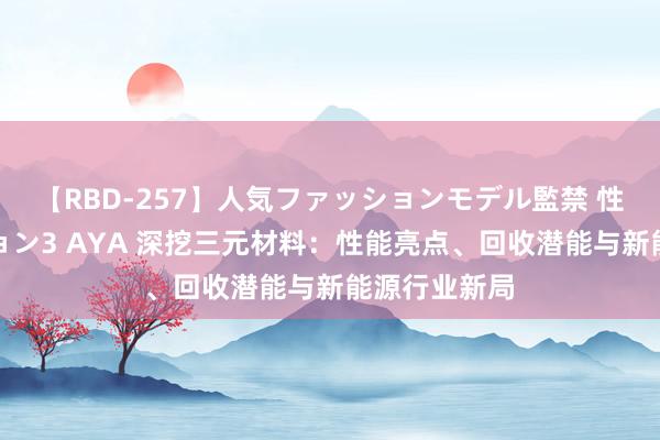 【RBD-257】人気ファッションモデル監禁 性虐コレクション3 AYA 深挖三元材料：性能亮点、回收潜能与新能源行业新局